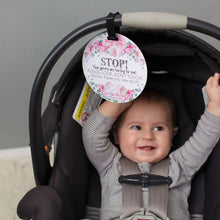 Load image into Gallery viewer, Flower No Touching Baby Car Seat and Stroller Tag
