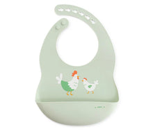 Load image into Gallery viewer, &quot;Funny Farm&quot; Silicone Bib
