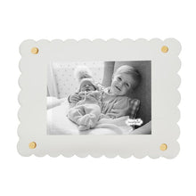 Load image into Gallery viewer, MudPie Clear Scallop Acrylic Frame
