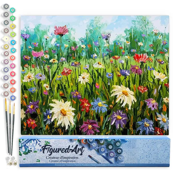 Paint by numbers - Flowers in the Countryside