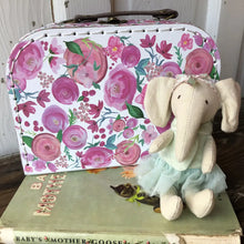 Load image into Gallery viewer, Floral Paper Suitcase
