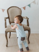 Load image into Gallery viewer, Organic Appliqué Harem Romper in Airplane
