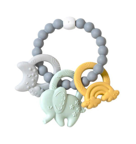“Ele-Fun*” Teether (Blue)