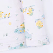 Load image into Gallery viewer, Frog and Duck Pond - Swaddle Blanket
