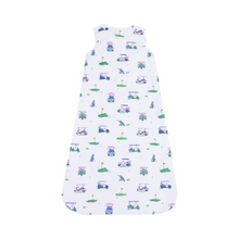 Load image into Gallery viewer, Vintage Golf Carts Pink Sleep Bag
