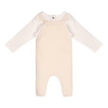 Load image into Gallery viewer, Mini Flowers Cable Knit Baby Overall &amp; Bodysuit (Organic)
