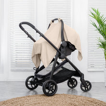 Load image into Gallery viewer, Baby Car Seat Cover in Sand
