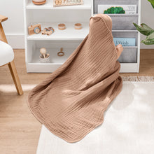 Load image into Gallery viewer, Baby Hooded Towels in Cedar &amp; Sand
