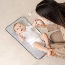 Load image into Gallery viewer, Compact Changing Pad in Grey Pattern
