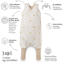 Load image into Gallery viewer, Toddler Sleeping Bag "CLOUD" TOG 0.5 (6-24 Months)
