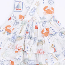 Load image into Gallery viewer, Club Mediterranean - Ruffle Sunsuit
