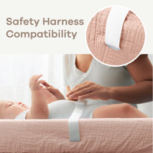 Load image into Gallery viewer, Muslin Fitted Changing Pad Cover, 2 Pack in Mauve and Blush
