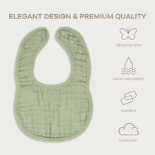 Load image into Gallery viewer, Muslin Bibs in Multicolor
