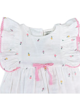 Load image into Gallery viewer, Margot Flower Baby Romper + Headband (Organic)
