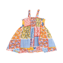 Load image into Gallery viewer, ANGEL DEAR - ric rak pathwork smocked top and bloomer
