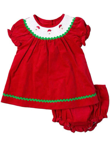 Good Lad Newborn/Infant Girls Smocked Christmas Dress