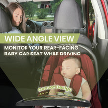 Load image into Gallery viewer, BABY CAR MIRROR FOR REAR FACING INFANT CAR SEAT  (Matte Black )
