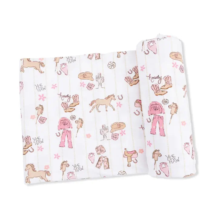 cowgirl-nursery-swaddle-blanket