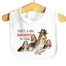 Load image into Gallery viewer, New Sheriff in Town Baby Bib
