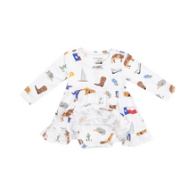 Load image into Gallery viewer, ANGEL DEAR - Texas Twirly tank tutu dress
