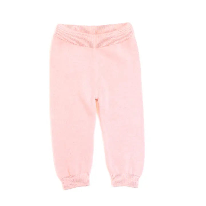 Milan Baby Legging Pants Sweater Knit (Organic Cotton-Blush)