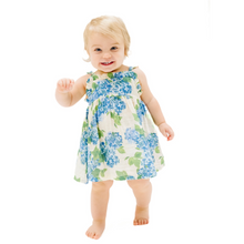 Load image into Gallery viewer, Watercolor Hydrangeas Ruffly Strap Top And Bloomer Set
