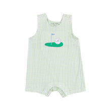 Load image into Gallery viewer, ANGEL DEAR -Golf applique sleeveless shortie romper
