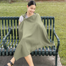 Load image into Gallery viewer, Muslin Nursing Cover by Comfy Cubs - Sage
