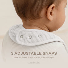 Load image into Gallery viewer, Muslin Bibs in White
