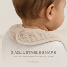 Load image into Gallery viewer, Muslin Bibs in Sand

