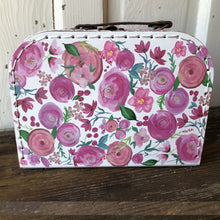 Load image into Gallery viewer, Floral Paper Suitcase
