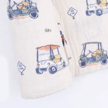 Load image into Gallery viewer, Zooming Golf Carts - Swaddle Blanket
