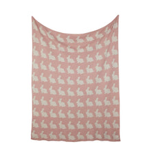 Load image into Gallery viewer, Bunny - Pink/Beige Baby Blanket Set
