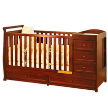 Load image into Gallery viewer, Daphne I 3-in-1 Convertible Crib (Cherry)
