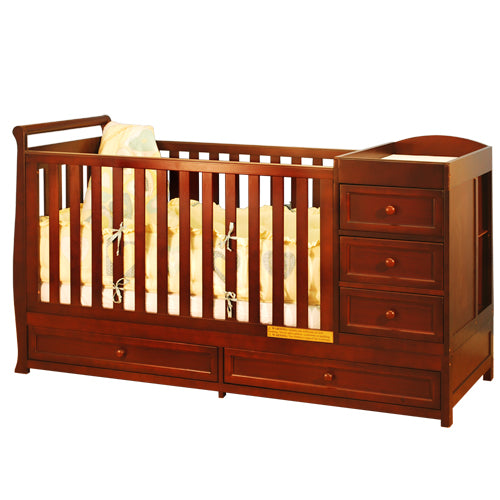 Daphne I 3-in-1 Convertible Crib (Cherry)