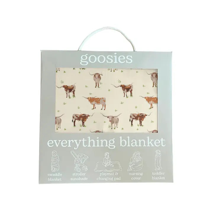 Longhorn Cows - Everything Blanket