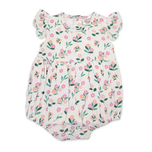 Load image into Gallery viewer, Bloom Baby Ruffle Romper + Headband (Organic Muslin)
