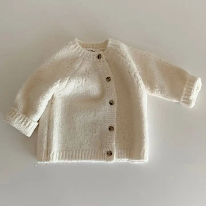 Annie & Charles® knitted wool jacket (Cream)