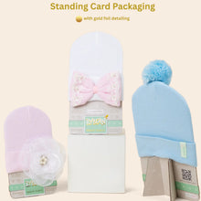 Load image into Gallery viewer, Little SIS White Bow Newborn Girl Hat Baby Girls
