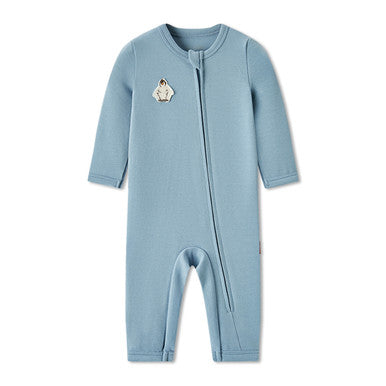 Milkbarn  pajama brushed stone (6-9 Months)