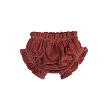 Load image into Gallery viewer, Amber Velvet Baby Dress &amp; Bloomer Set (Organic Cotton)
