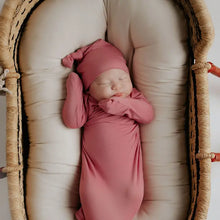 Load image into Gallery viewer, Three little tots- Rose Knotted Gown
