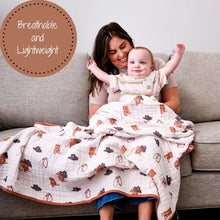 Load image into Gallery viewer, Life Is Better In Boots Western Baby Toddler Muslin Blanket
