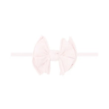 Load image into Gallery viewer, Baby Bling® Baby FAB® Skinny soft nylon bow headband (Ballet Pink)
