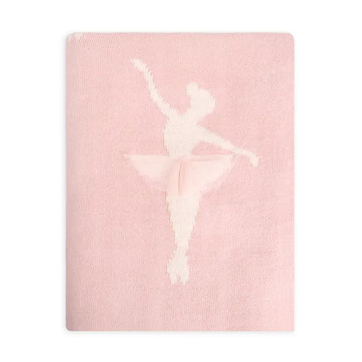 Ballerina Tutu 3D - Jacquard Sweater Knit Baby Blankets