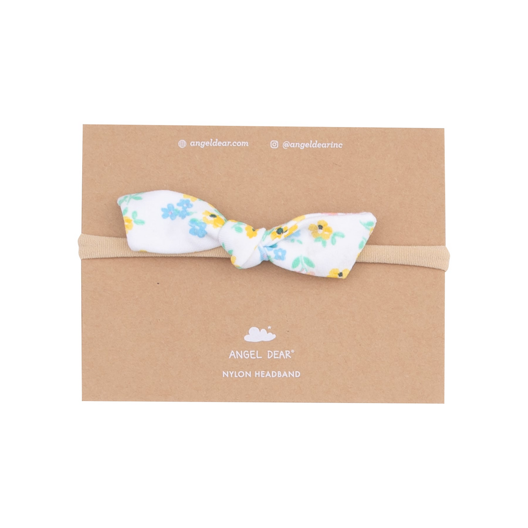 ANGEL DEAR - Caroline calico bow with nylon headband