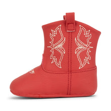 Load image into Gallery viewer, Eco Steps - Western Boot Cherry Red
