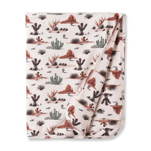 Load image into Gallery viewer, Cactus Trails Baby Stroller Blanket – Soft Bamboo Southwest
