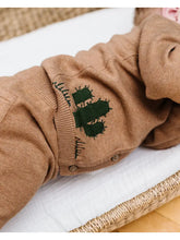 Load image into Gallery viewer, Cactus Llama Applique Baby Button Cardigan Sweater (Organic)
