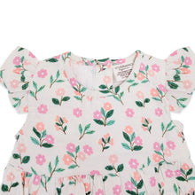 Load image into Gallery viewer, Bloom Baby Ruffle Romper + Headband (Organic Muslin)
